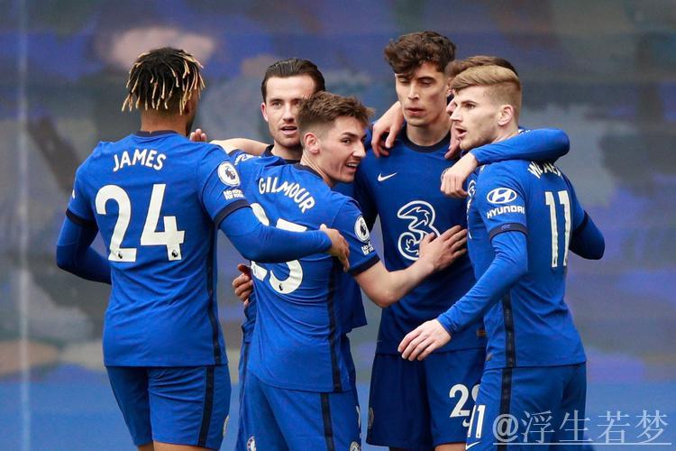 切尔西主场艰难战胜埃弗顿